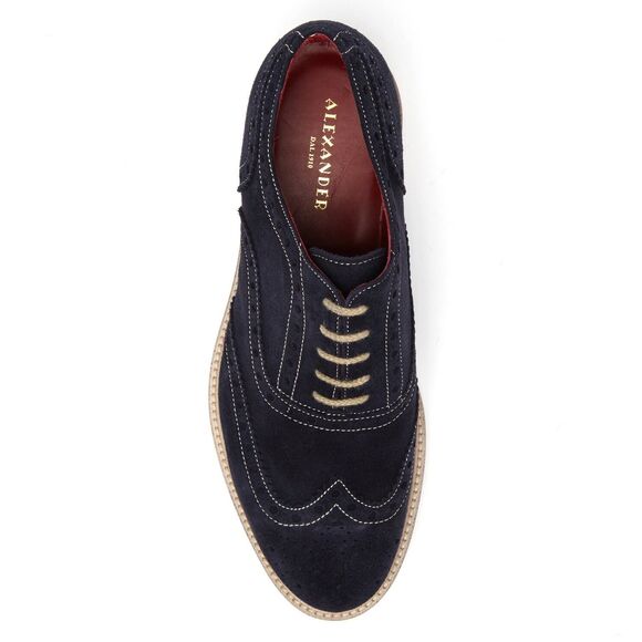 Alexander Nicolette 1910 Oxford Shoes Leather 41.5 Italian JARDO BROGUE Borrelli main image 6